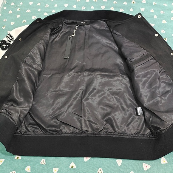 AMIRI Hockey Fighters Baseball Jacket - Picture 5 of 10